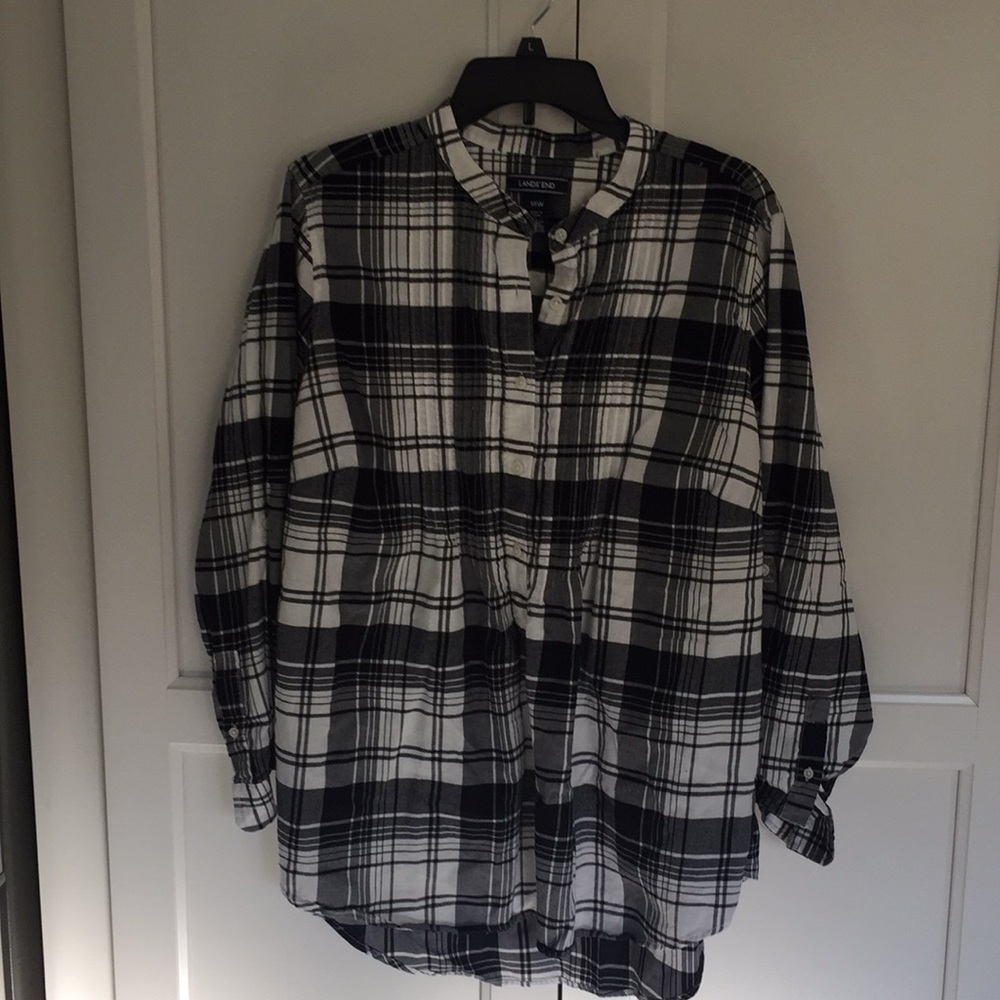 Flannel tunic